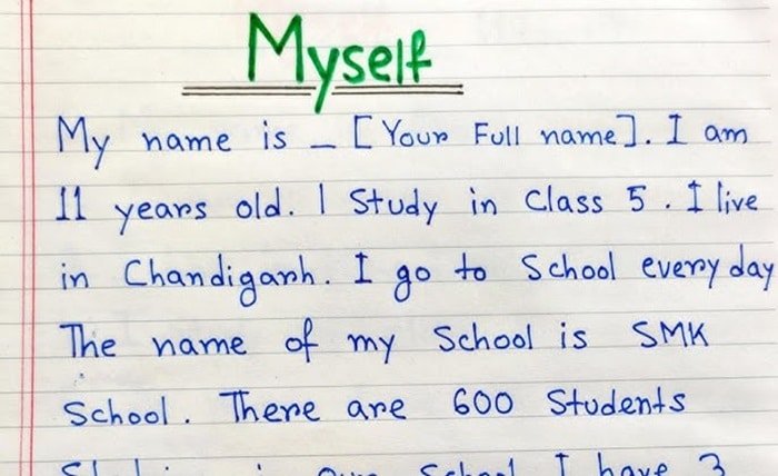 self introduction in english in interview