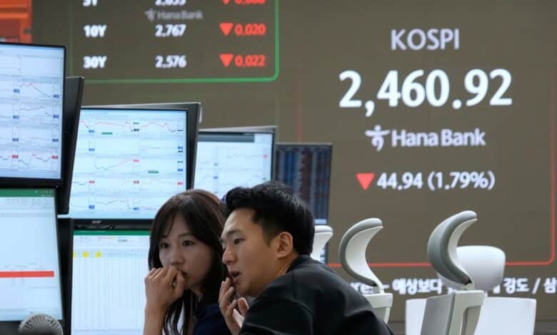Securities markets fall in response to Trump's radical tariffs