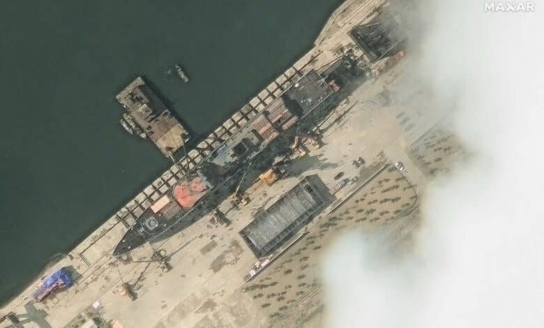 Kim Jong a says that 'serious accident' with the new North Korean war ship was 'criminal act'