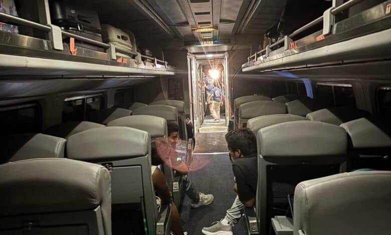 Amtrak passengers evacuated after the train darkens in the Baltimore without energy tunnel, AC