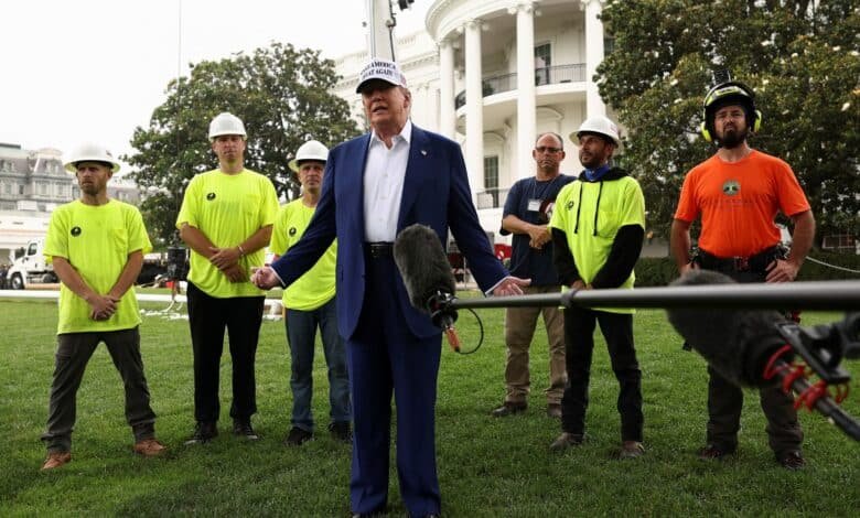 Photo: The new Asta spot is installed in the South Lawn in the White House