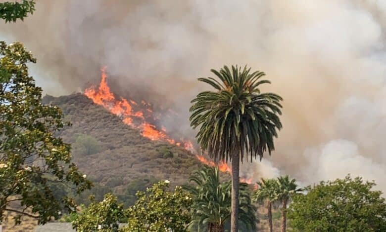 Evacuation orders raised after the brush fire contained in Los Angeles County