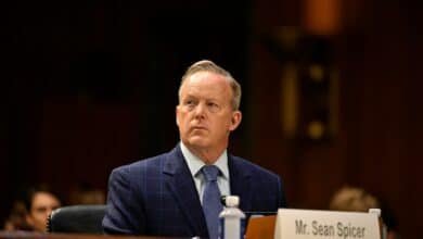 Photo: Sean Spicer Listen to question during the Senate Committee about judicial hearings on how the cover -up drill into danger of America and undermined the Constitution in the Dirksen Senate Office building in Washington, DC, June 18, 2025.