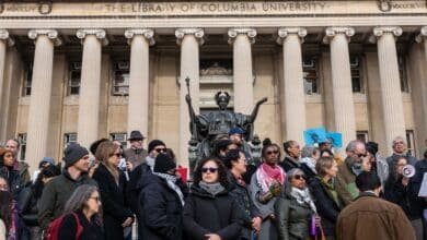 Photo: Pro-Palestinian Rally held at the Columbia University Campus