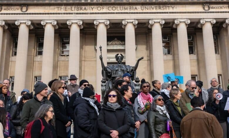 Photo: Pro-Palestinian Rally held at the Columbia University Campus