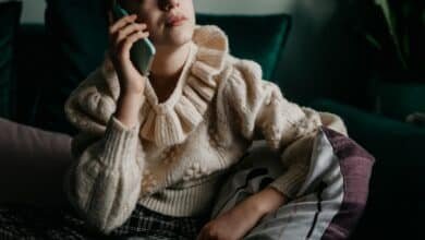 Photo: A teenager speaks on a phone in a file photo without date.