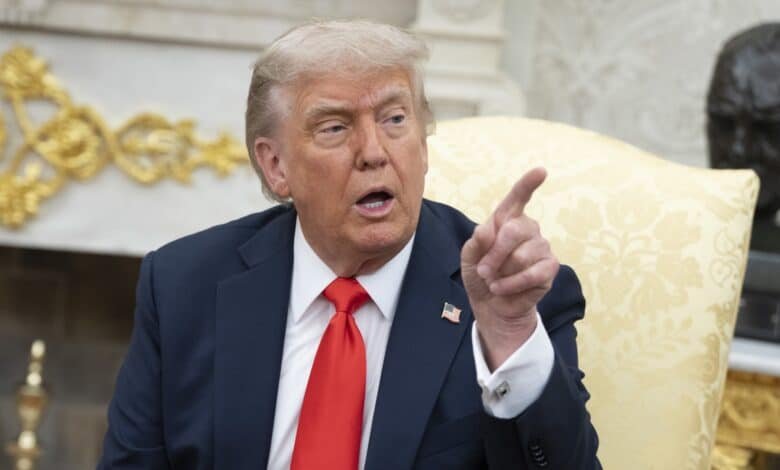 Trump doubles the claims, without evidence, that Biden attendees used automatically illegally