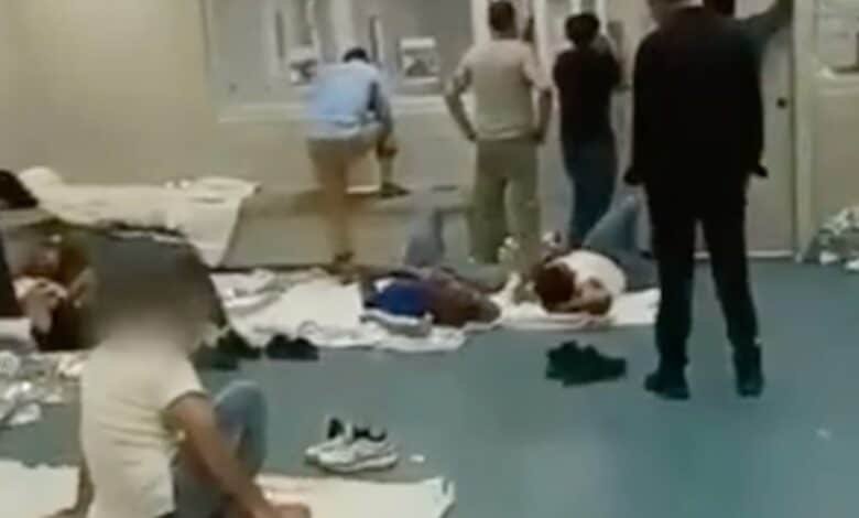 'Like dogs': The video seems to show migrants celebrated in federal construction in New York