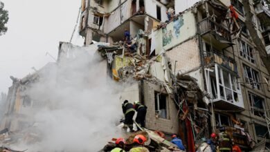 The Russian strike against Kyiv kills 6, including a 6 -year -old, says a military official.