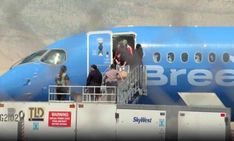Breeze Airways Flight deviates after the rebel passenger is released twice without restrictions: Police