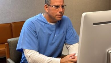 Photo: Erik Menéndez attends his online probation audience of the Richard J. Donovan Correctional Center in San Diego, CA.