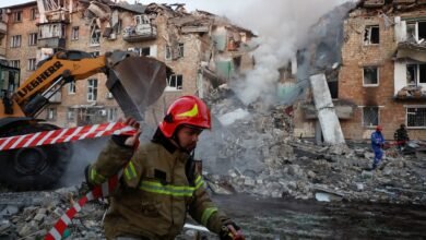 Photo: Consequences of a Russian missile and drone attack on kyiv in Kyiv