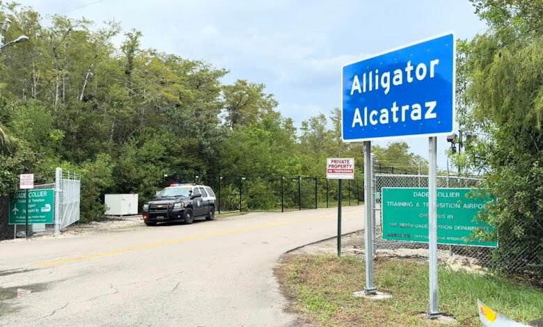The judge blocks the transfer of new detainees to the Alcatraz crocodile