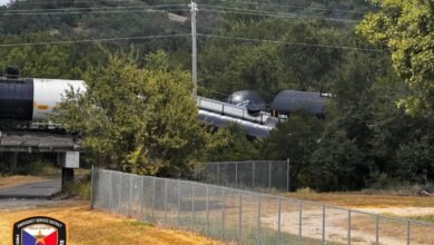 Train with possible derailments of hazardous materials in Palo Pinto, Texas: officials