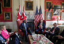 Photo: Great Britain Vance Visit