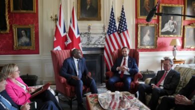 Photo: Great Britain Vance Visit