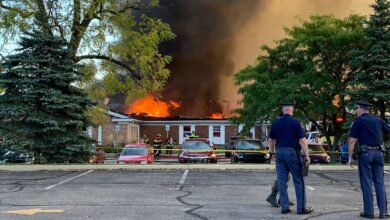 At least 10 shots, 1 fatally, in the church of Michigan burned by the gunman: the police