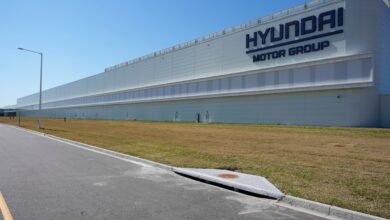 At least 450 people detained at the Hyundai plant in Georgia