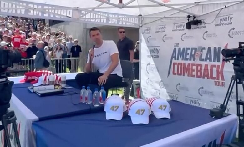Charlie Kirk shot while visiting the University of Utah; Trump says: "We must all pray"