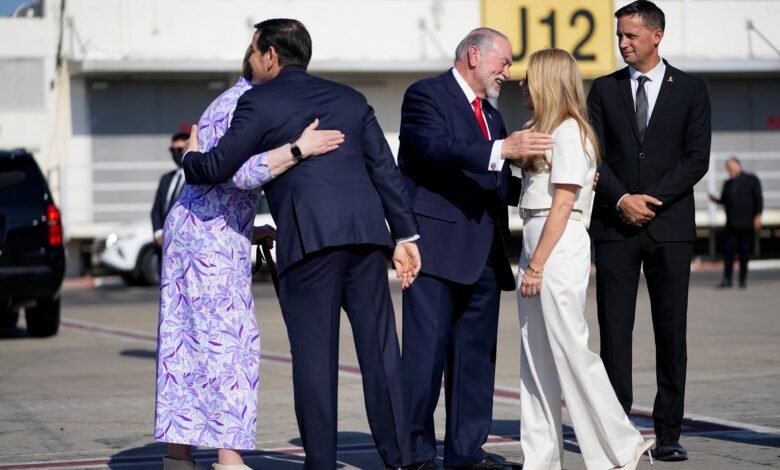 Rubio lands in Israel before the Netanyahu meeting in the Hamas War, operation of the city of Gaza
