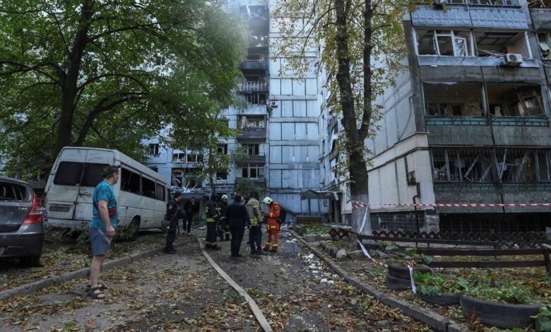 Photo: Consequences of a Russian missile attack in Dnipro