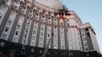 The Ukraine Cabinet building hit the largest Russian war strike, says Zelenskyy
