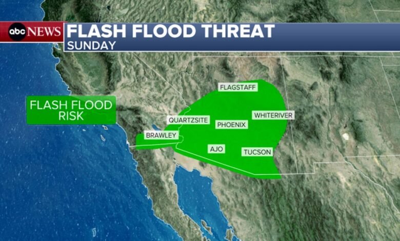 Photo: Flash Flood threatens Monday