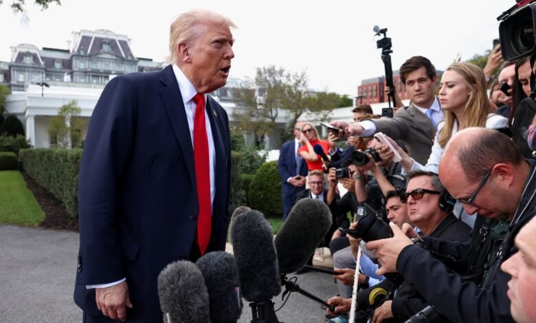 Trump says he wants supporters to respond with 'non -violence' to the murder of Charlie Kirk