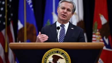 Trump suggests false statements from the participation of FBI agents on January 6 justifies the research of former director Wray