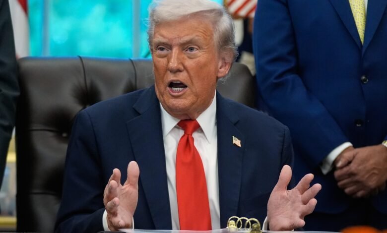 Here's what Trump said about seeking a $230 million deal with the Justice Department