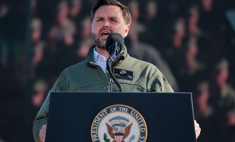 PHOTO: Vice President JD Vance leads United States Marine Corps 250th celebration