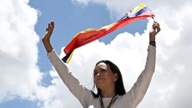 PHOTO: TOPSHOT-FILES-VENEZUELA-NORWAY-SWEDEN-NOBEL-PEAZ-MACHADO