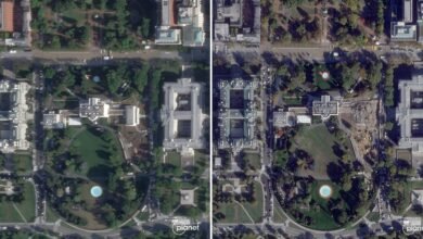 The East Wing of the White House is demolished, new images appear to show