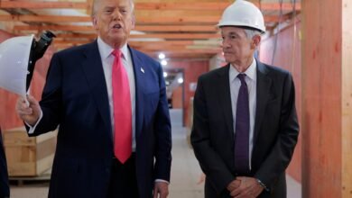 The Federal Reserve cuts interest rates for the second time this year, but rejects the large reduction sought by Trump