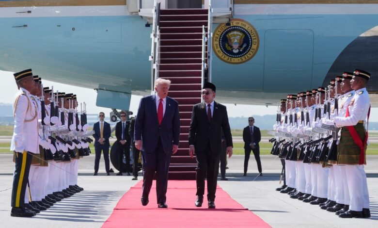PHOTO: Donald Trump, Anwar Ibrahim