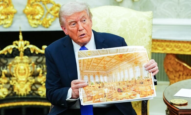 Trump likely to put his name on White House ballroom, officials say