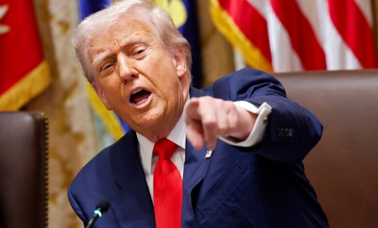 Trump promises to disarm Hamas but does not say how and avoids giving details about what comes next for Gaza