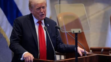 Trump touts 'historic dawn of new Middle East' in Knesset speech