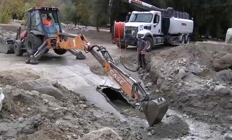 Evacuation warnings in effect as heavy rain could hit fire-scarred areas in California, causing landslides and debris flows