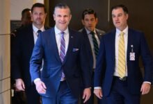 Hegseth declines to comment on the report that the ship's survivors died as a result of his orders to the military.