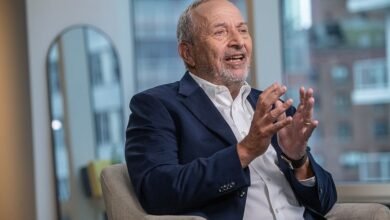 PHOTO: President Emeritus of Harvard University Interview with Lawrence Summers