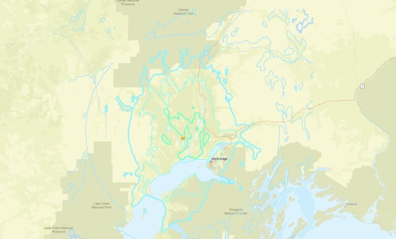 Magnitude 6.0 earthquake strikes northwest of Anchorage, Alaska: USGS