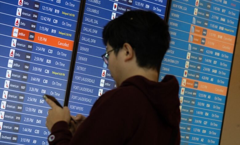 More than 1,100 flights canceled before dawn Tuesday, tracker says