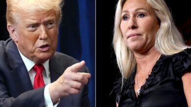 Trump and Marjorie Taylor Greene engage in war of words over Epstein investigation