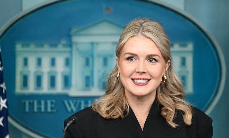 White House Press Secretary Karoline Leavitt announces she is pregnant