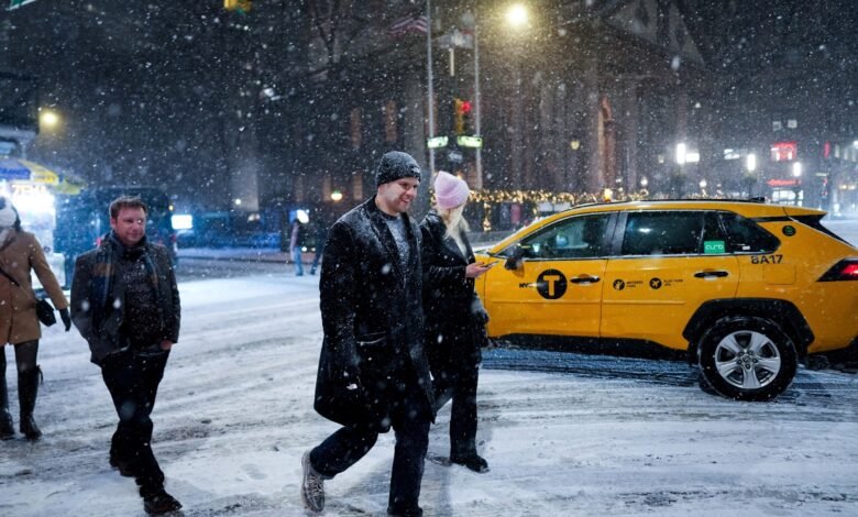 PHOTO: Winter snowstorm hits New York City