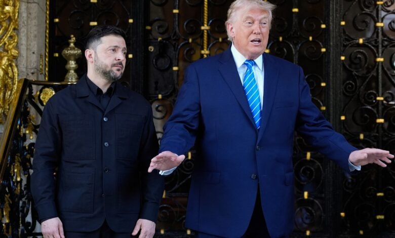 Zelenskyy suggests Trump fly to Ukraine to help 'end war'
