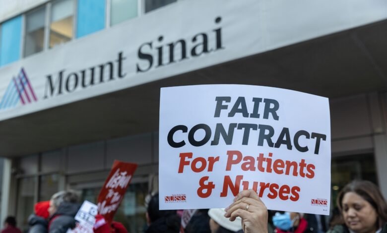 Largest nursing strike in New York City history looms as contract negotiations continue