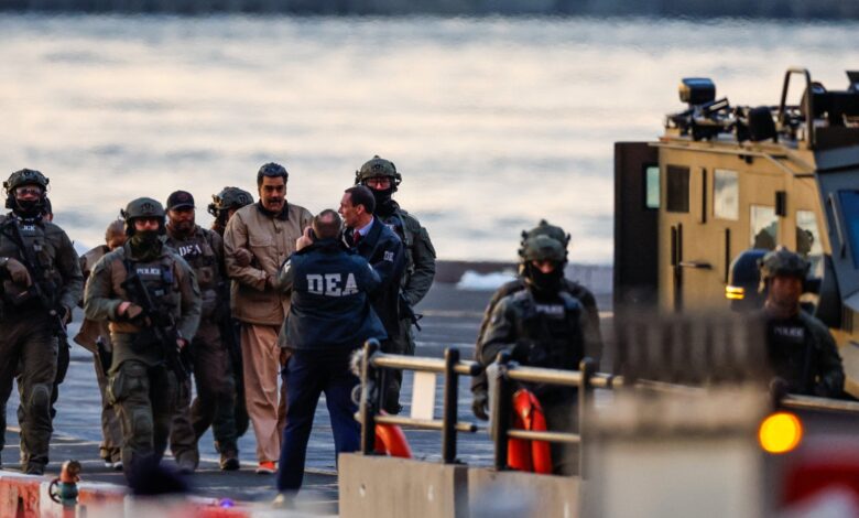 PHOTO: Venezuelan President Nicolás Maduro arrives at the heliport in downtown Manhattan, on January 5, 2026.